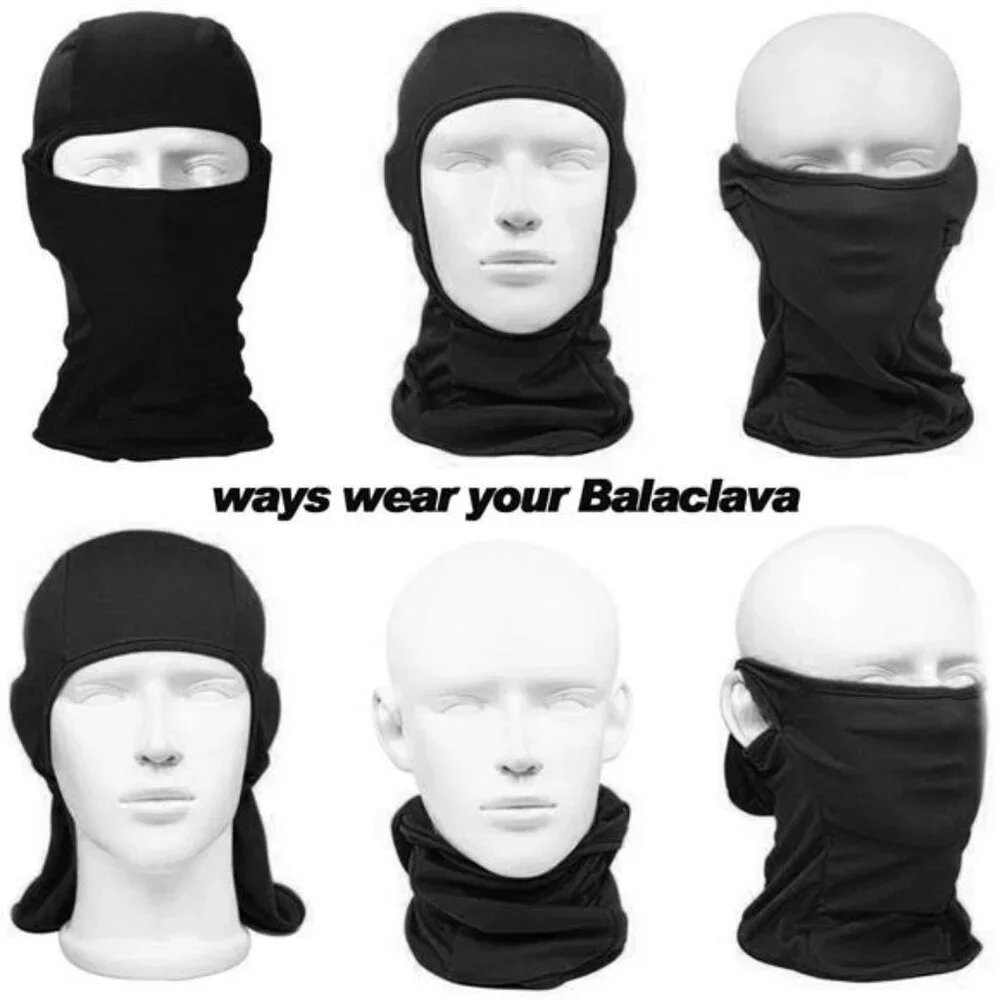3 Pieces Balaclava Face Mask of Men - Ski Mask, Breathable Elastic Fit